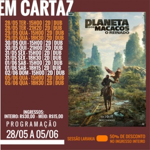 CINEMA: Confira os filmes em Cartaz neste sábado em Cruz Alta